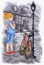 "Летние каникулы"-1528 канва с рисунком