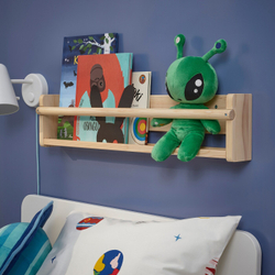 IKEA AFTONSPARV  (ИКЕА АФТОНСПАРВ)  -  Плюшевая игрушка, внеземное существо/зеленый, 34 см
