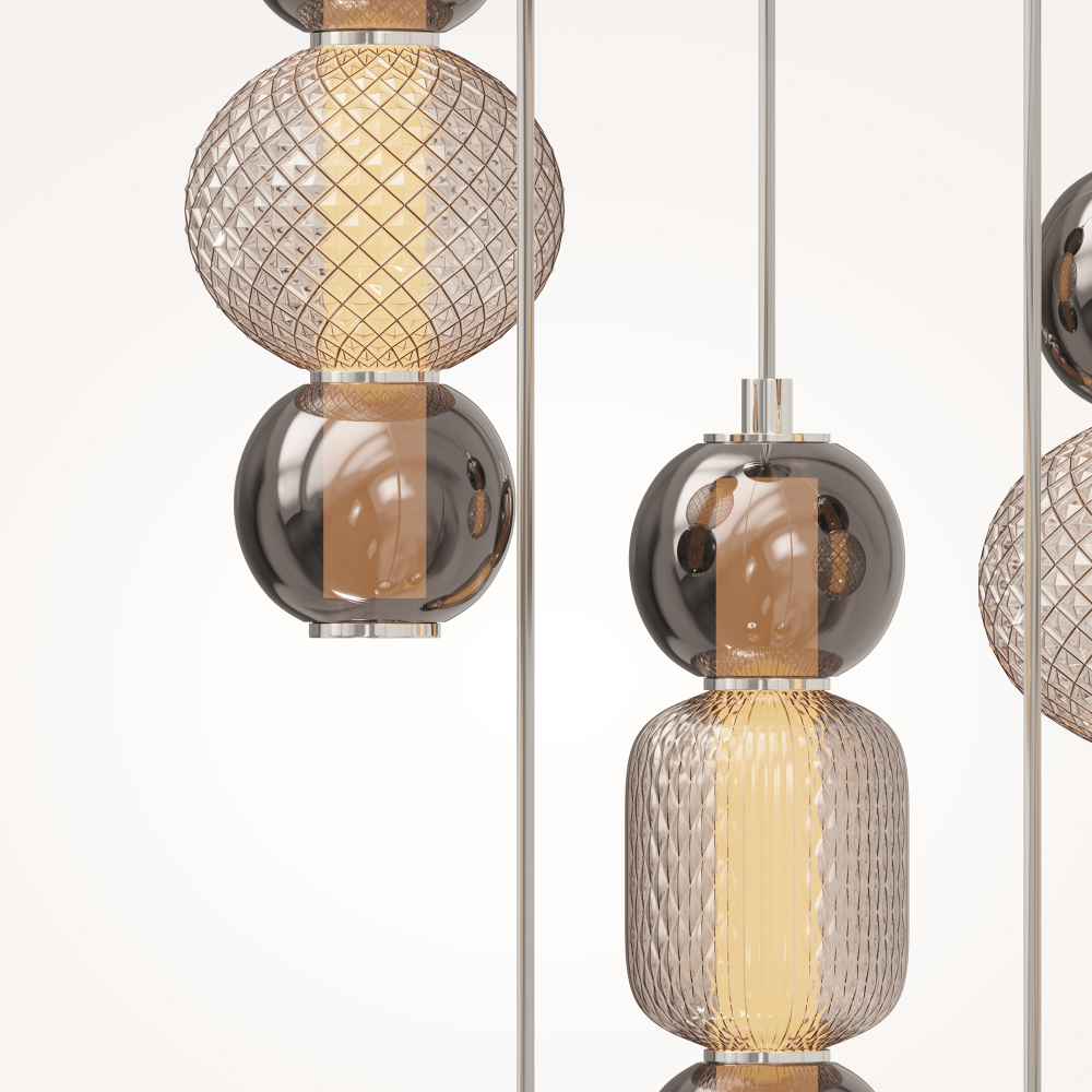 Подвесной светодиодный светильник Maytoni Drop MOD273PL-L80CH3K