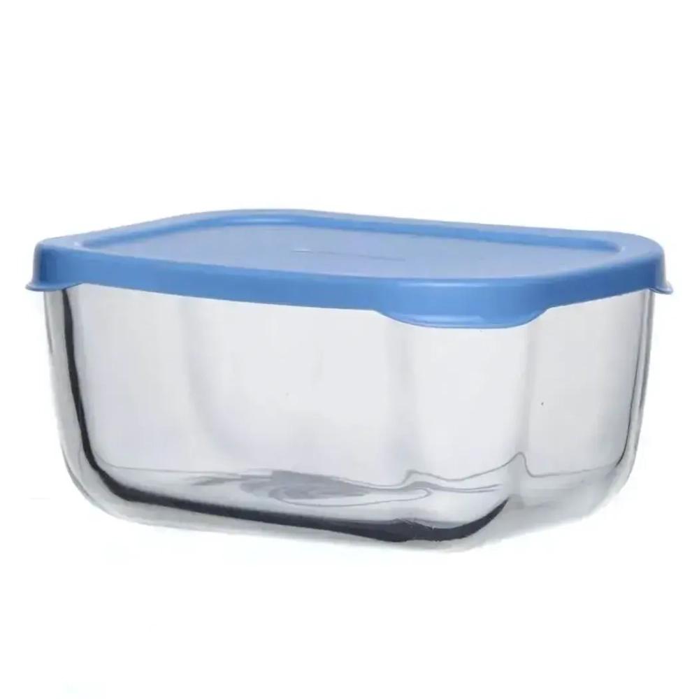 Контейнер SNOW BOX с голубой пластиковой крышкой 400 мл