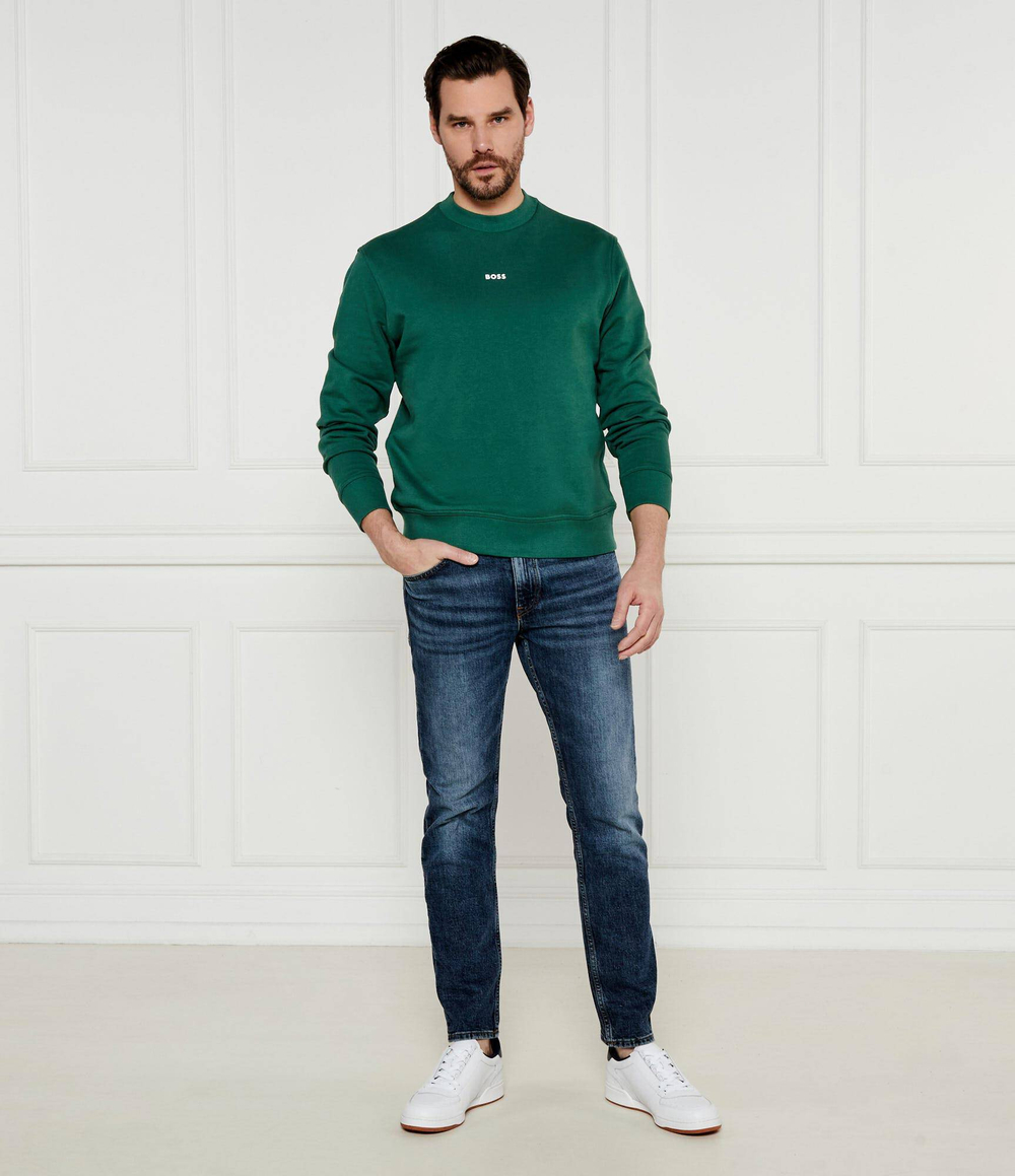 Худые WeSmallcrew BOSS ORANGE - темно-зеленый(50514541)