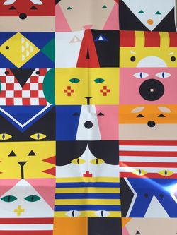 Простынь Сказка "Маски" 240х215 см, перкаль