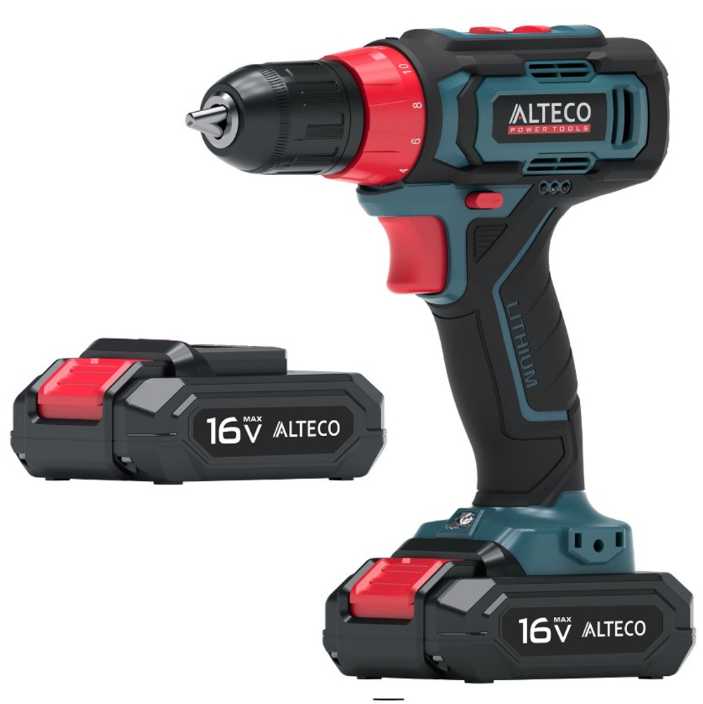 Дрель-шуруповерт аккумуляторная Alteco CD 16-28 X2 78073