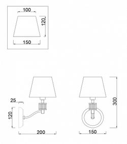 Бра Freya Clarissa FR5020WL-01CH