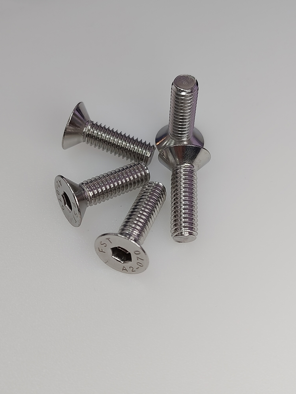 6х20 Винт потай с внут.шестигр. нерж. А2-70 DIN7991 (10 шт.)