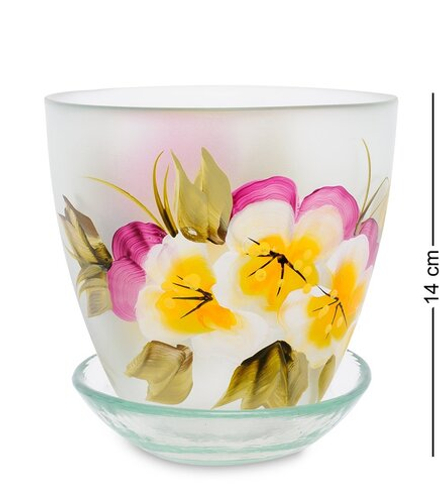 VZ-908 Кашпо «Цветы» мал.