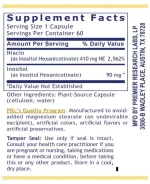 Niacin 60 capsules Premier Research Labs