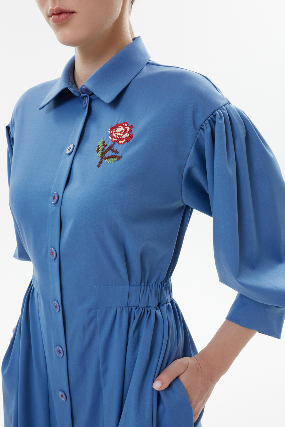 Платье «Секретный сад», зеленый