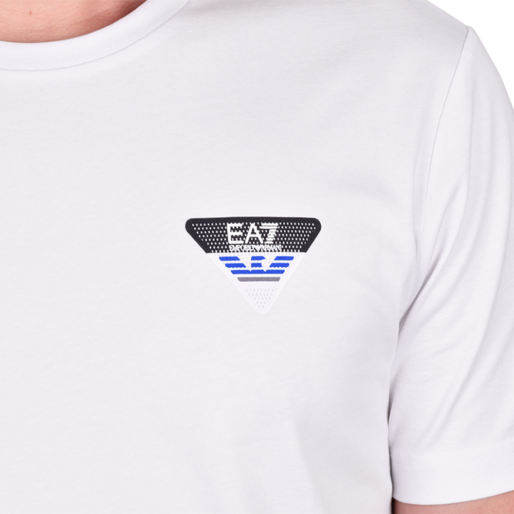 Теннисная футболка EA7 Man Jersey T-Shirt - white