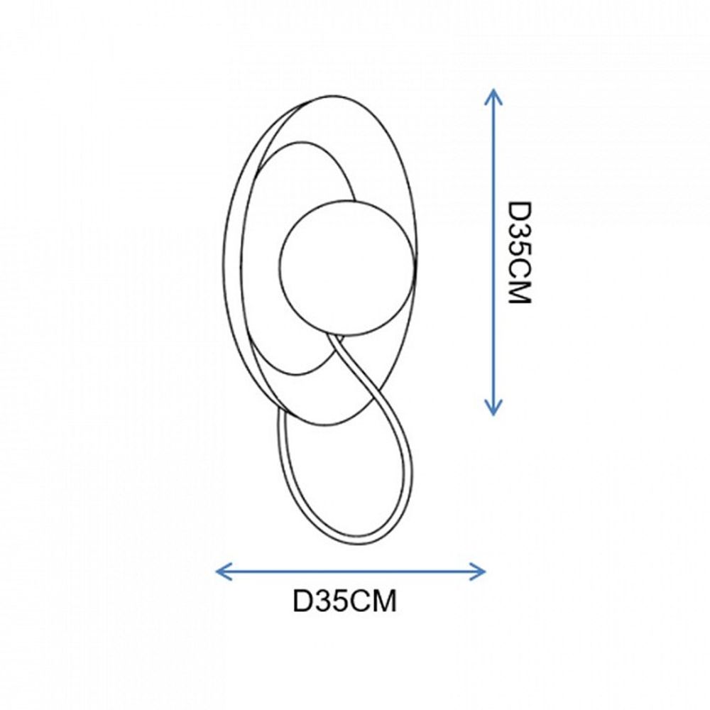 Бра Imperiumloft MARGOTT Black margott-wall01