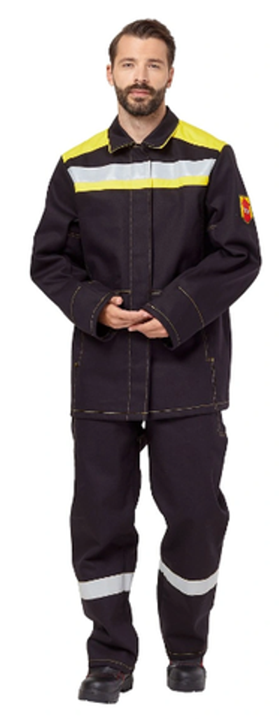 Костюм сварщика мужской летний "Файмер 2" цвет черный/желтый
