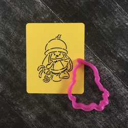 Зайка с игрушкой №2