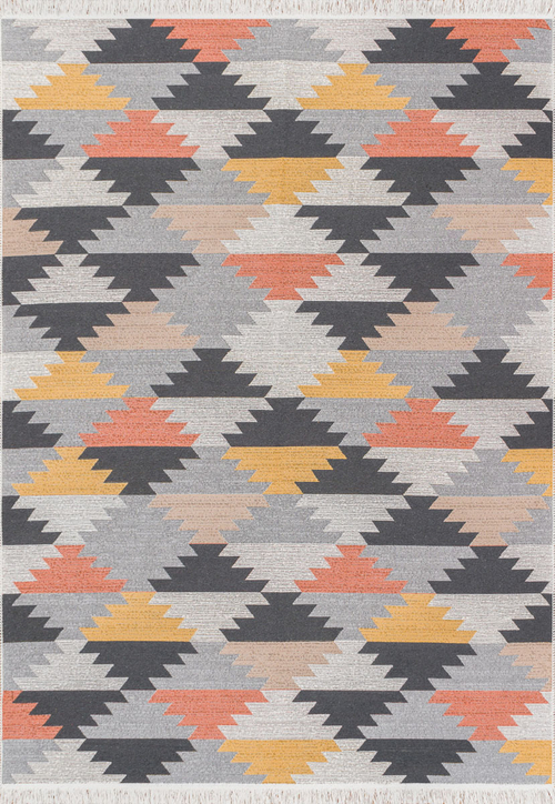 Двусторонний безворсовый ковер Arya AR 20 Multy (120*180 см)