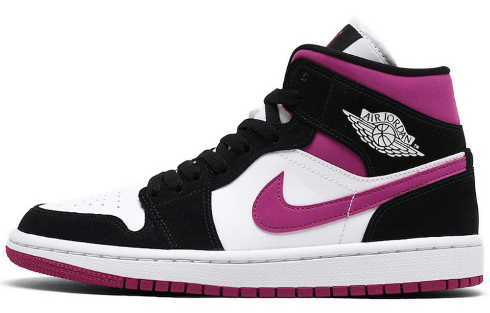 Кроссовки Jordan Air Jordan 1 Mid Magenta (Женская размерная сетка)