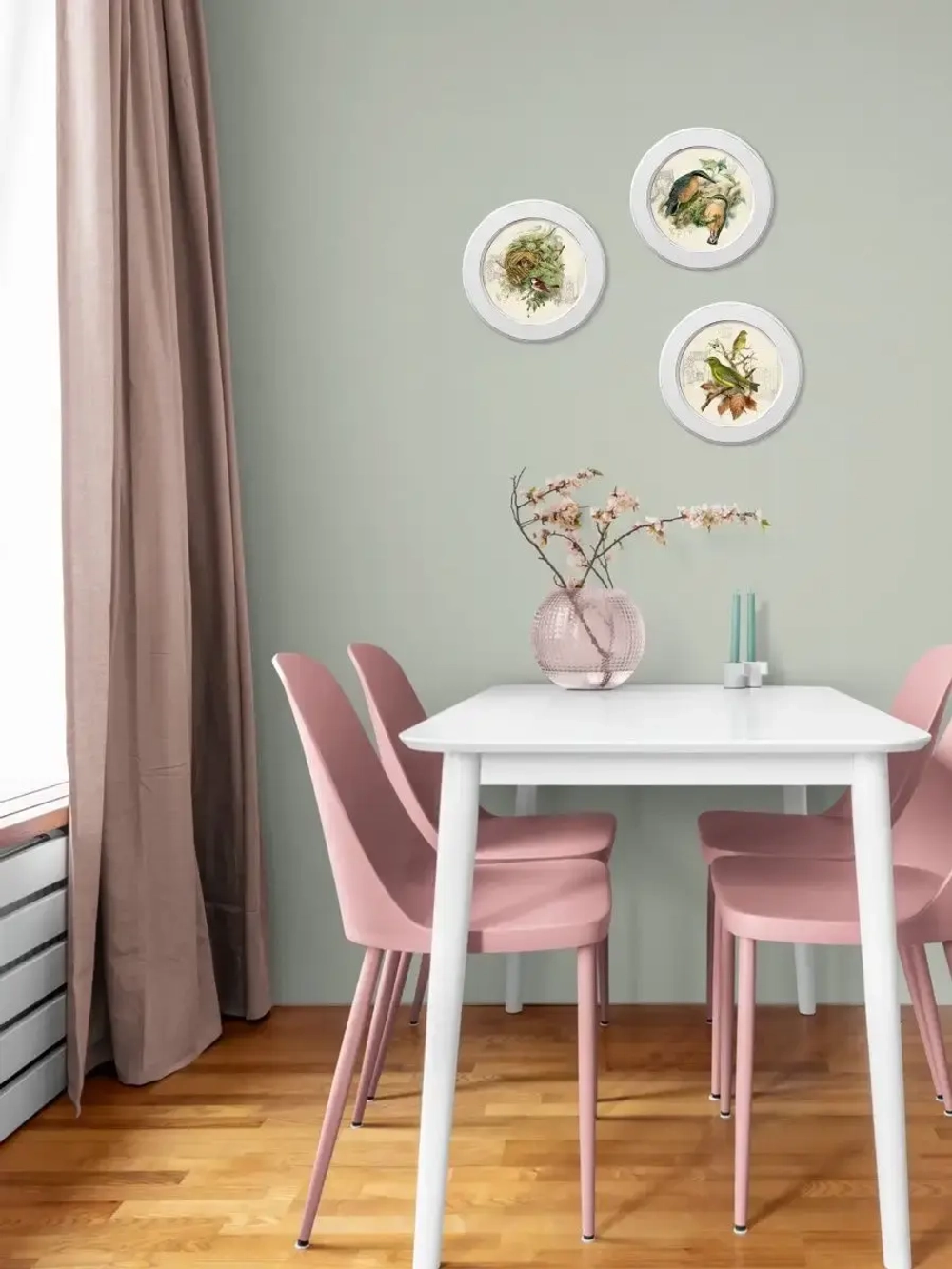 Картина на стену интерьерная на хосте 27 см