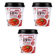 Рисовые палочки Токпокки Yopokki Остро-пряные 120 г 3 шт