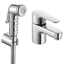 Смеситель для раковины с гигиеническим душем Jacob Delafon July E16319-4-CP