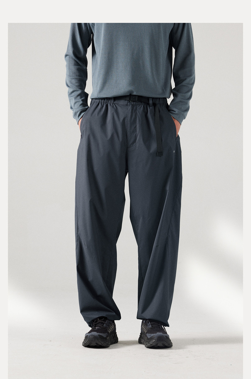 Брюки Nothomme Blue Spring/Summer New MICROFT Breathable Moisture-Permeable Suit Pants Floating Grid Sun-Protective Water-Repellent Lightweight