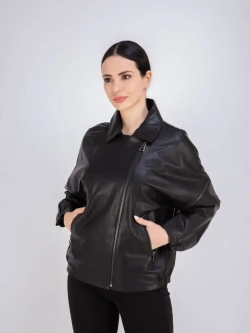 Куртка женская из натуральной кожи оверсайз Турция