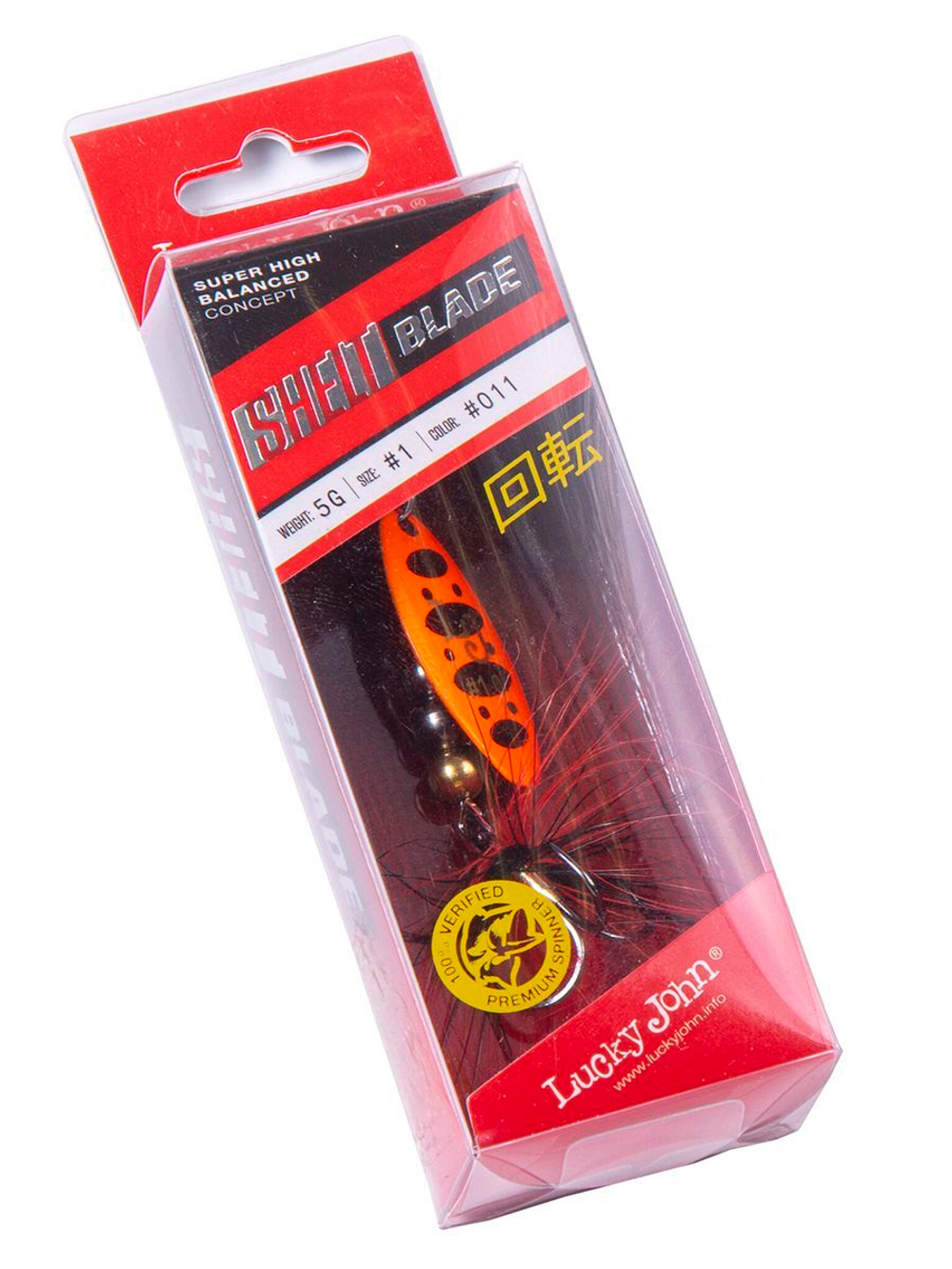 Блесна вращающаяся Lucky John SHELT BLADE 3.0г 010 в блистере