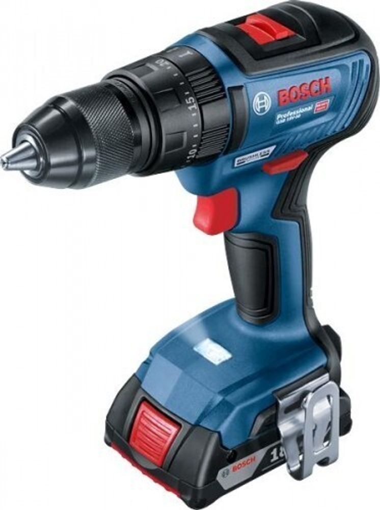 Ак. дрель-шуруп. BOSCH GSR 18V-50  2х2,0 Ач, GAL18V-20