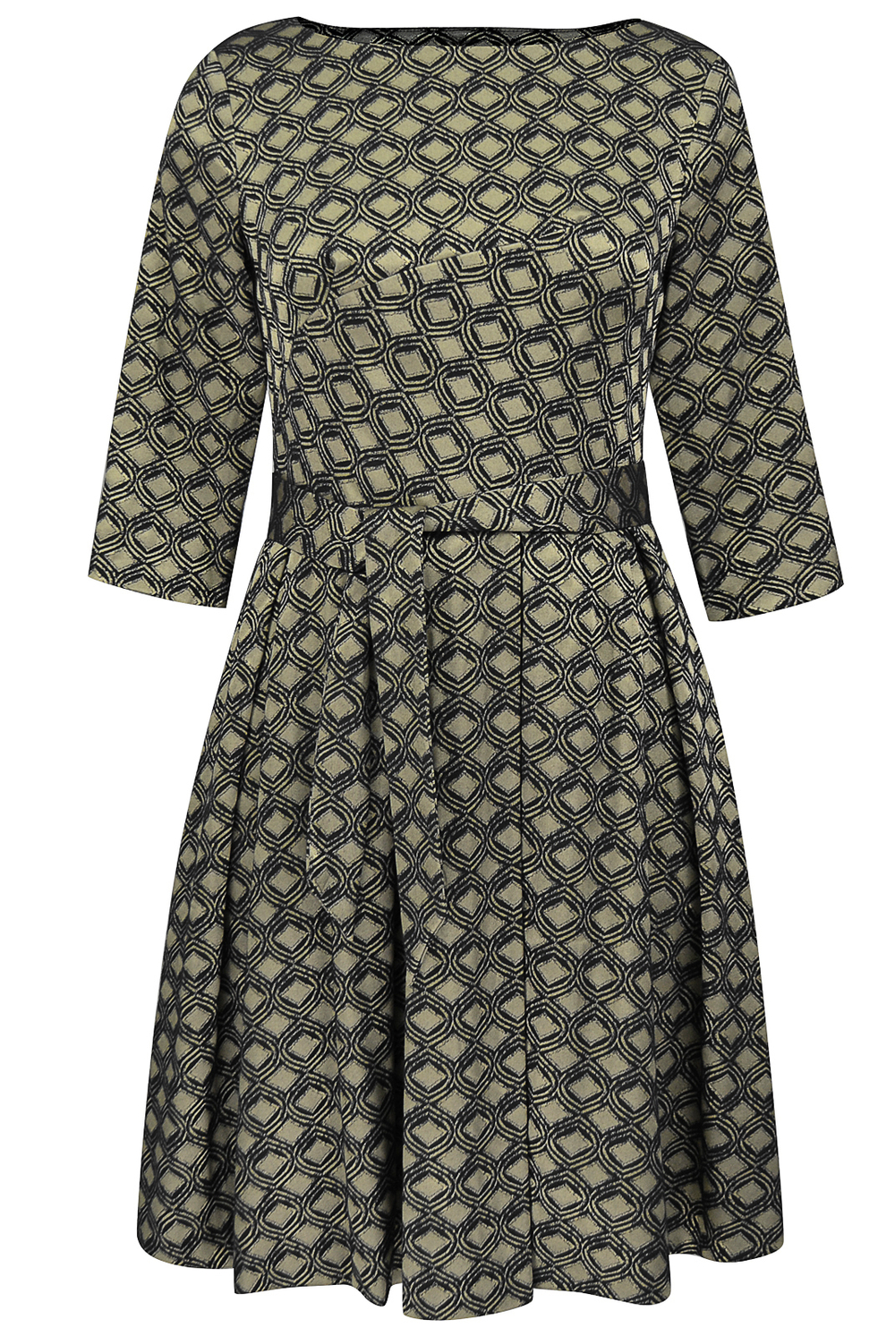 Платье женское 1737ЮП, коричневый #253Корг051737ЮП