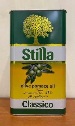 Оливковое масло STILLA рафинированное 4 литра в жестяной банке-канистре Италия