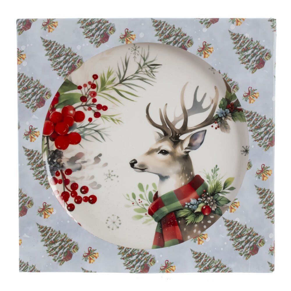 GAEM Тарелка "Олень", L21 W21 H2 см
