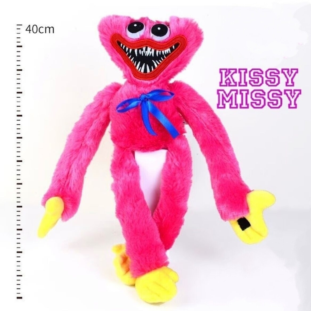 Мягкая игрушка Хаги-Ваги, Huggy-Wuggy игровой персонаж Poppy Playtime - 40см