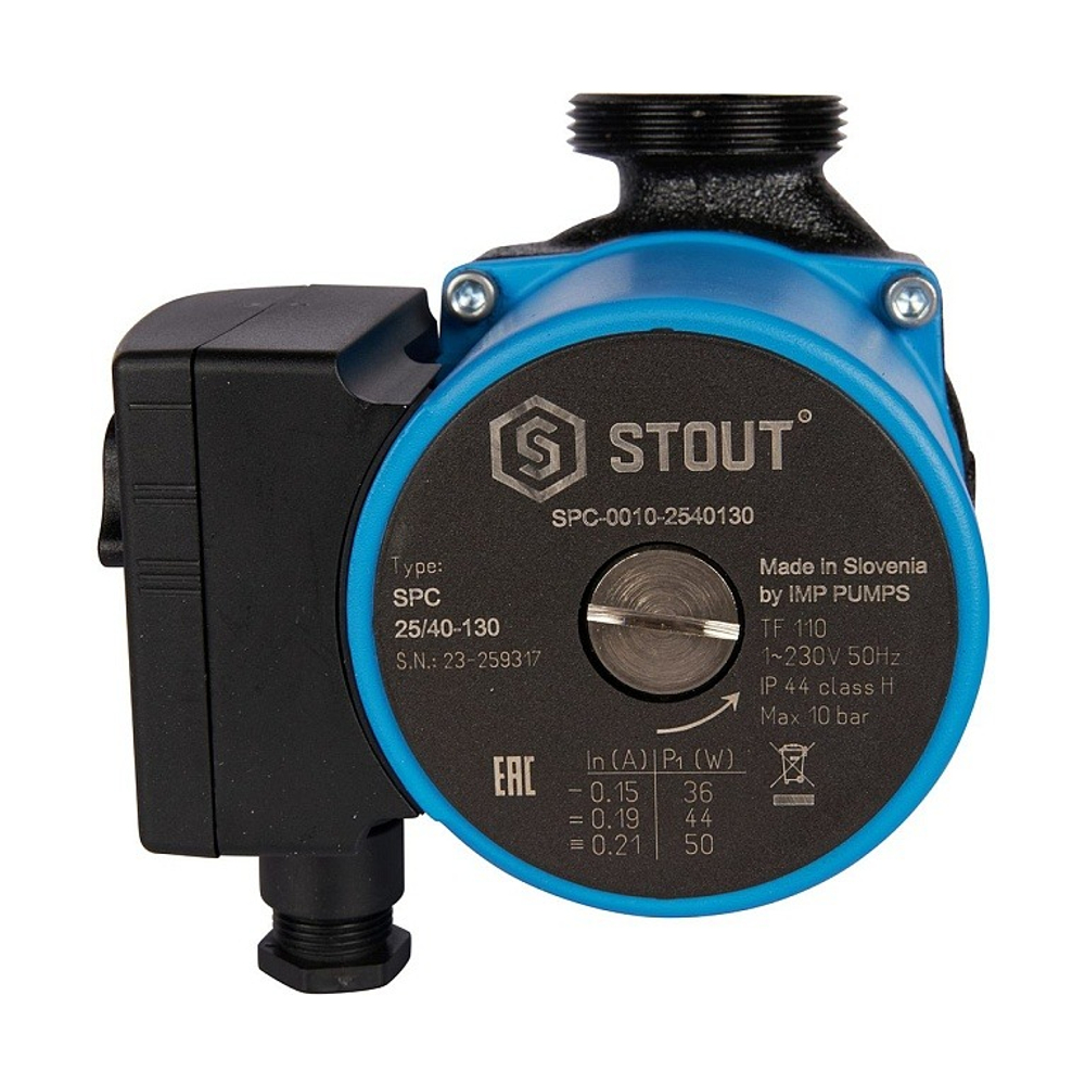 Насос циркуляционный STOUT SCP 25/40-130