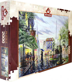 Пазл ART PUZZLE "Летний дождь, Париж", 2000 деталей , арт.4574, картонная основа, от 12 лет
