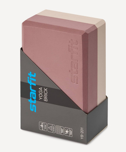 Блок для йоги YB-201 EVA, пыльная роза
