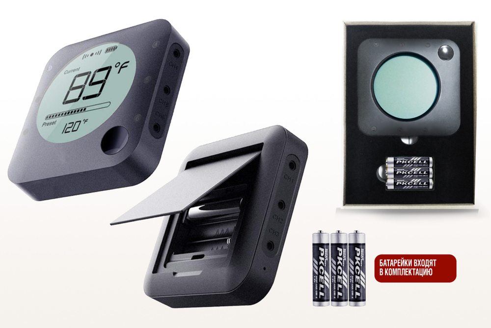Цифровой термометр Model 3, беспроводной, BT, черный