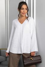 Блуза Римские каникулы (белая) Б13993-50М LT Collection