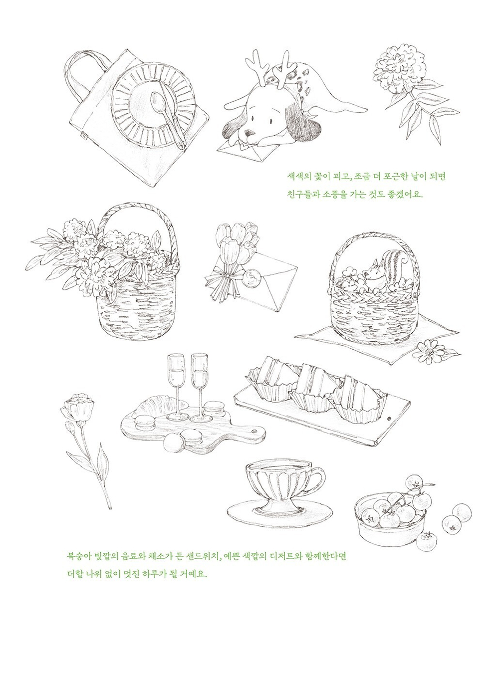 Forest Girl's 4. Colouring Book