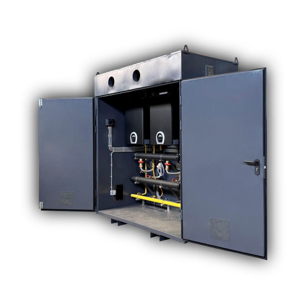 Котельная наружного размещения Federica Bugatti для промышленных котлов