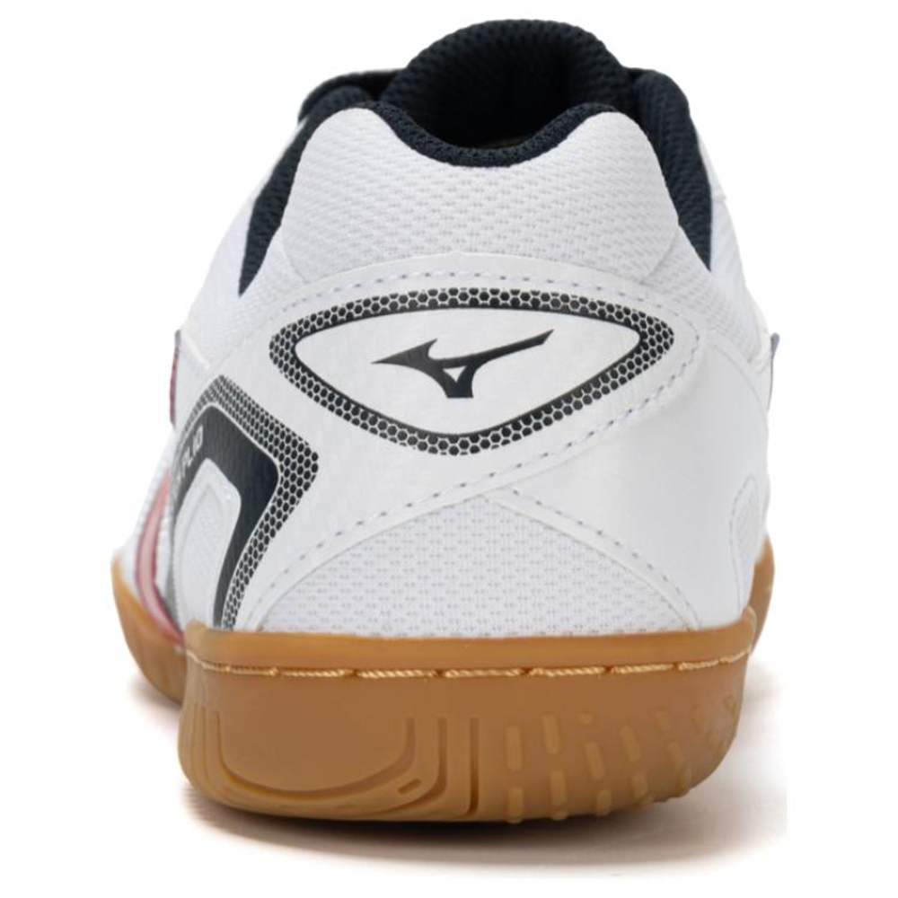 Mizuno Crossmatch Plio RX 4 Comfortable Slip Resistant Abrasion Resistant Low top Training Shoes Unisex White Black