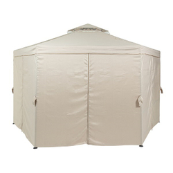 Шатер садовый Green Glade Gexagon Beige (сторона 200 см, площадь 10.5 м²)