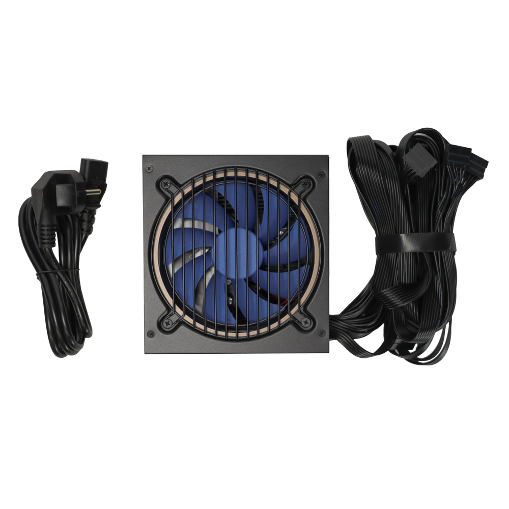 Блок питания ATX Mastero M500, 500W, 80+, Retail, APFC, 1x4+4pin, 2x6+2PIN, 5xSATA, 3xMOLEX, 1xFDD (M500-120BFV1)