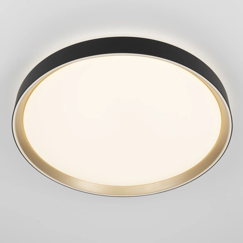 Citilux BOSS CL751451G LED RGB Светильник с пультом Чёрный с Золотом