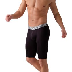 Мужские трусы боксеры черные удлиненные Doreanse 1786