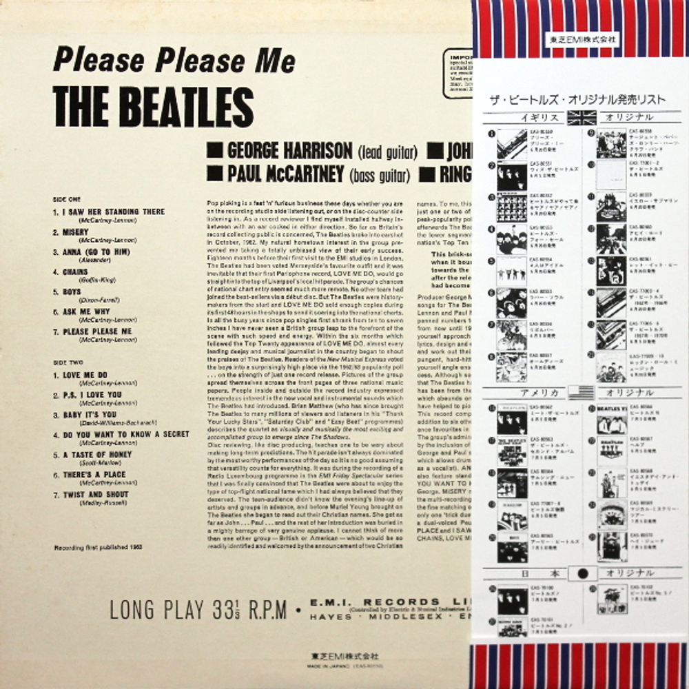The Beatles / Please Please Me (LP)