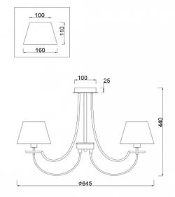 Люстра на штанге Freya Felisa FR5019CL-05CH