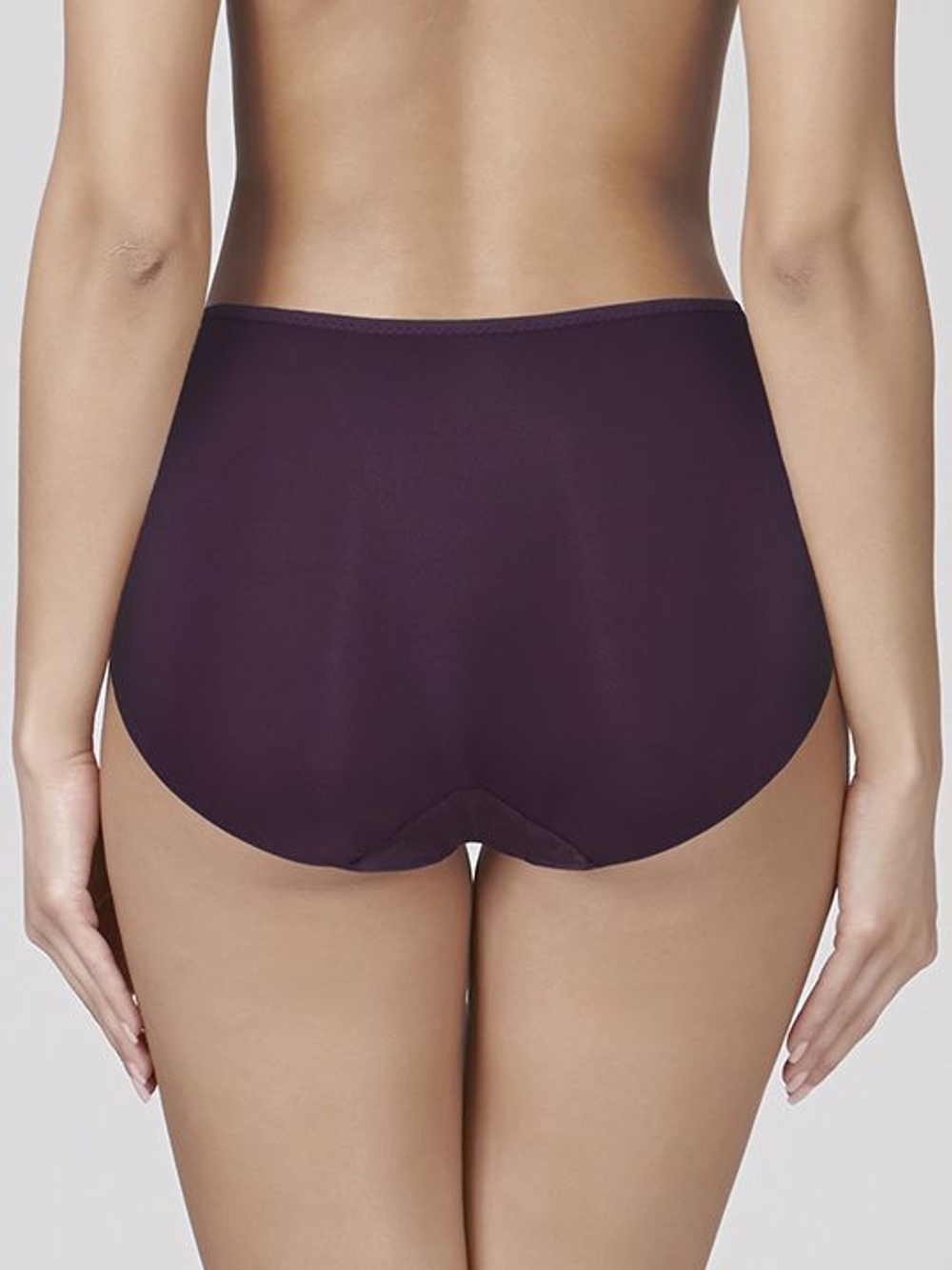 Трусики-слипы из микрофибры с цветочным принтом (Размер: XL) (Цвет: сиреневый)