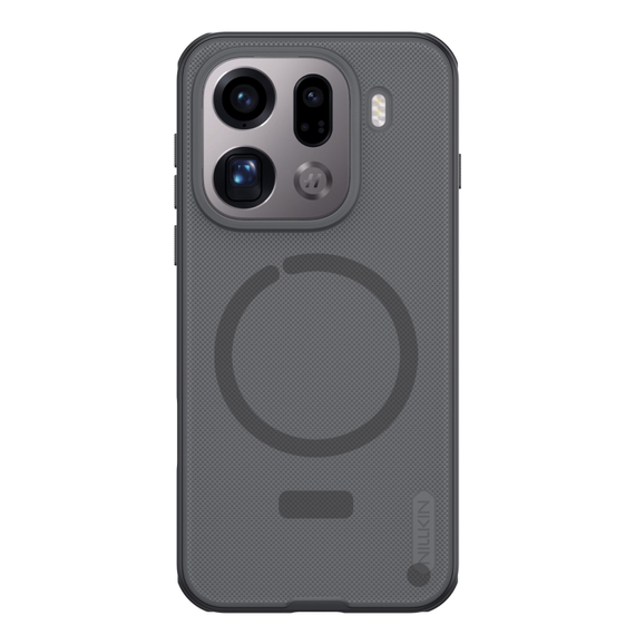 Чехол тонированный c MagSafe для OPPO Find X9 Pro, серия Super Frosted Shield Pro Magnetic (Clear version) от Nillkin