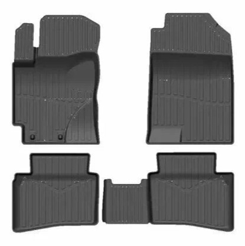 Коврики резиновые Hyundai Solaris Premium комплект 4шт STRK