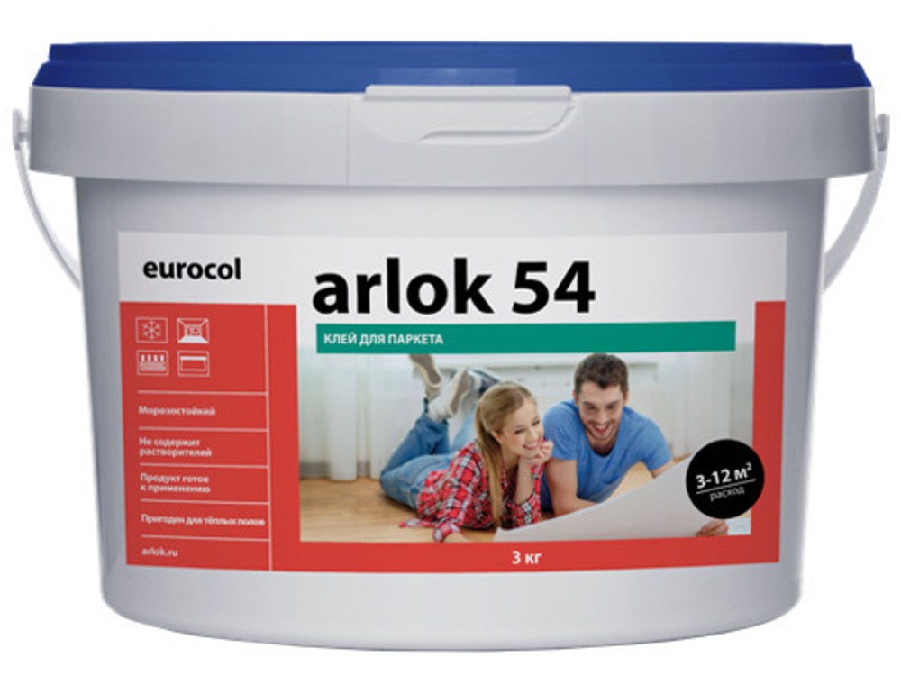 Клей для паркета Eurocol Arlok 54 3 кг