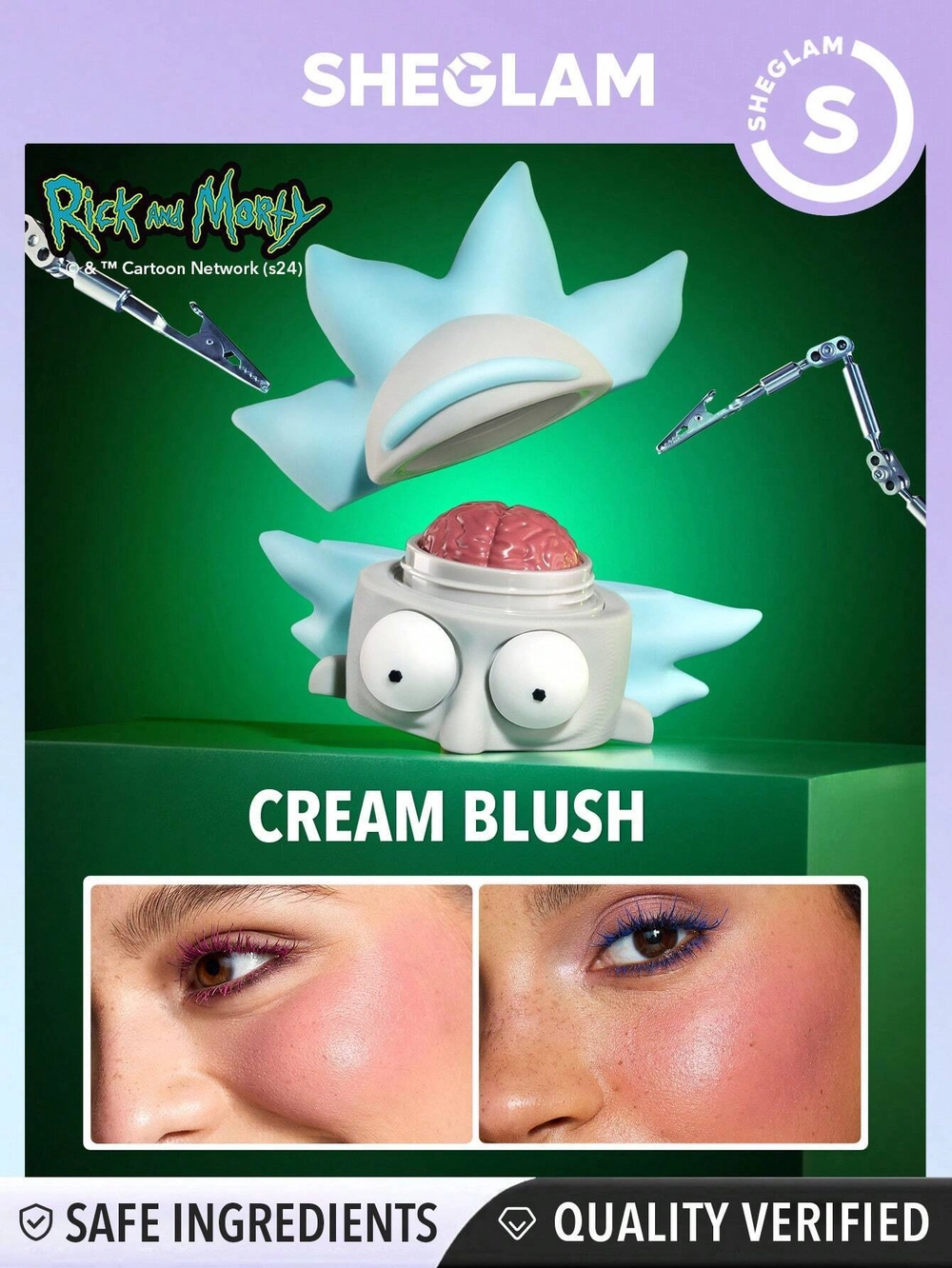 Rick And Morty X SHEGLAM Mr. Sanchez Cream Blush