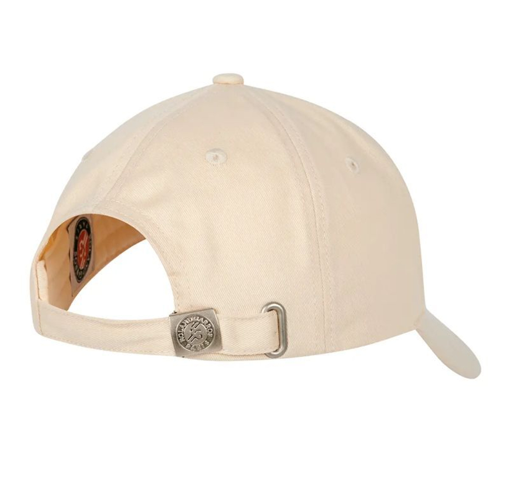 Теннисная кепка Czapka Roland Garros Sporty Chic 2025 - экрю