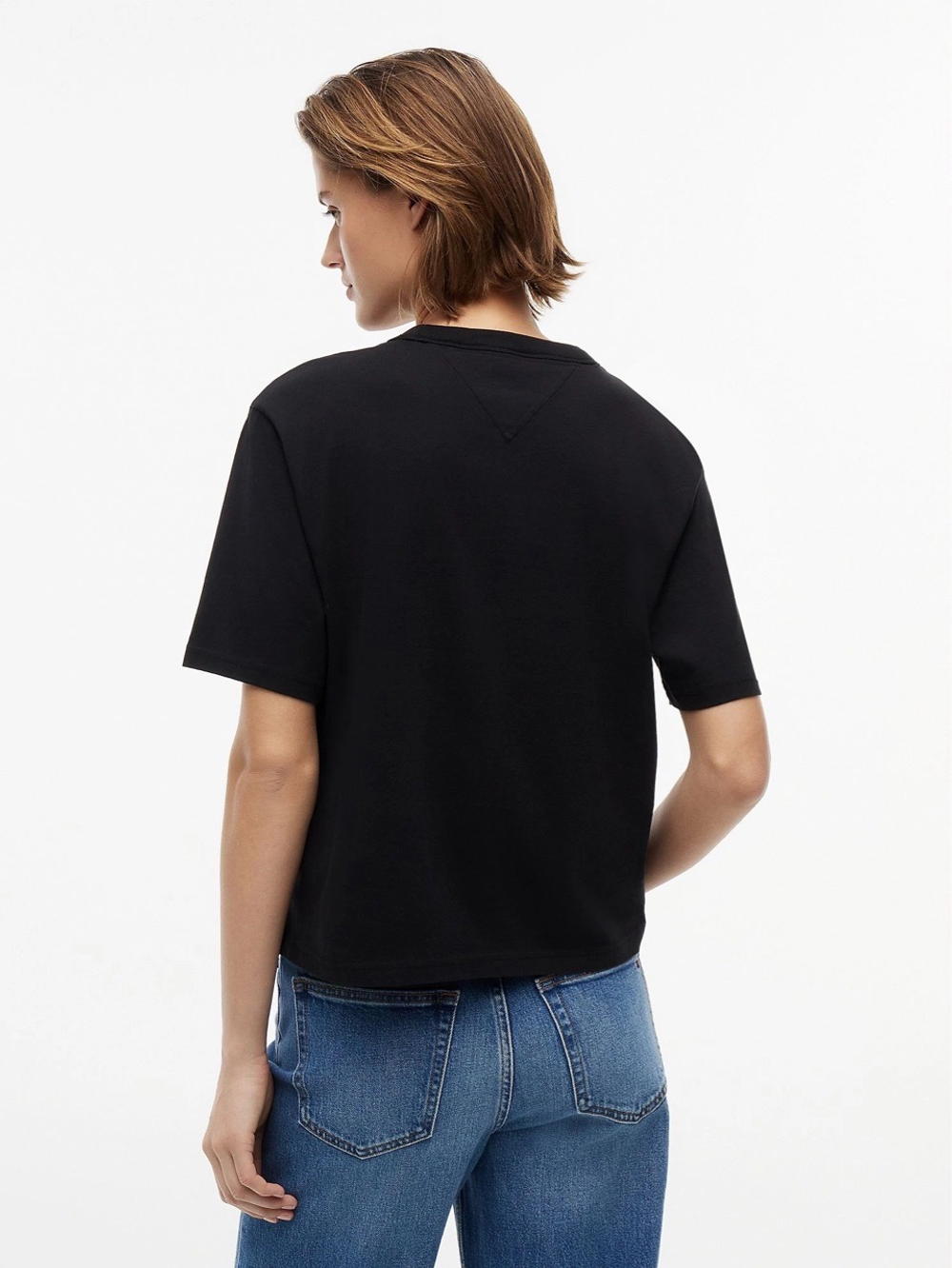 Футболка Tommy Jeans Badge Boxy Black